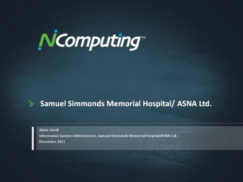 Samuel Simmonds - Increasing productivity while reducing IT costs.
